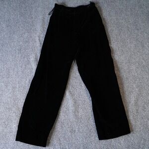 Elegant Black Velvet Wide Leg Pants Women's‎ Size 6 Evening Formal